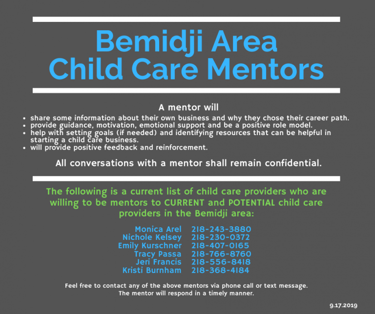 Mentor Connections Bemidji Child Care